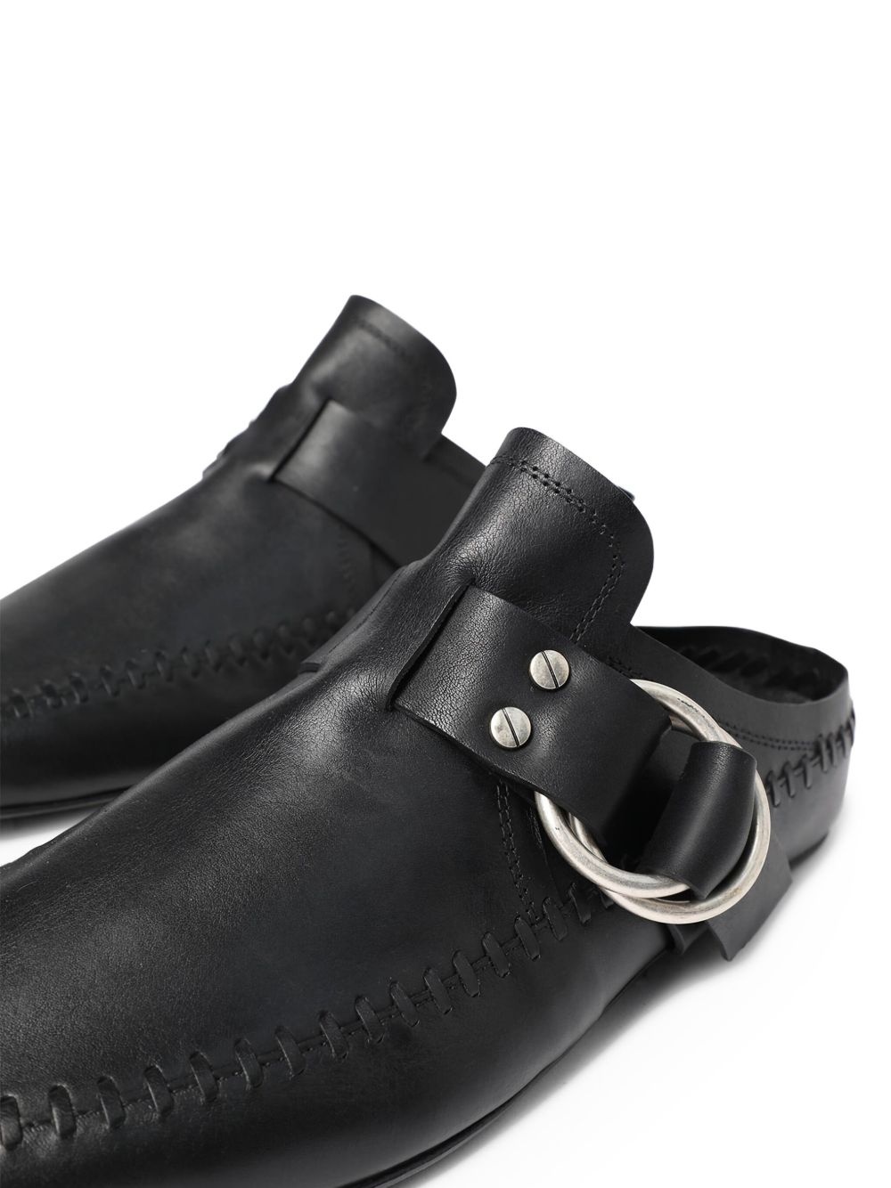 leather mules - 5