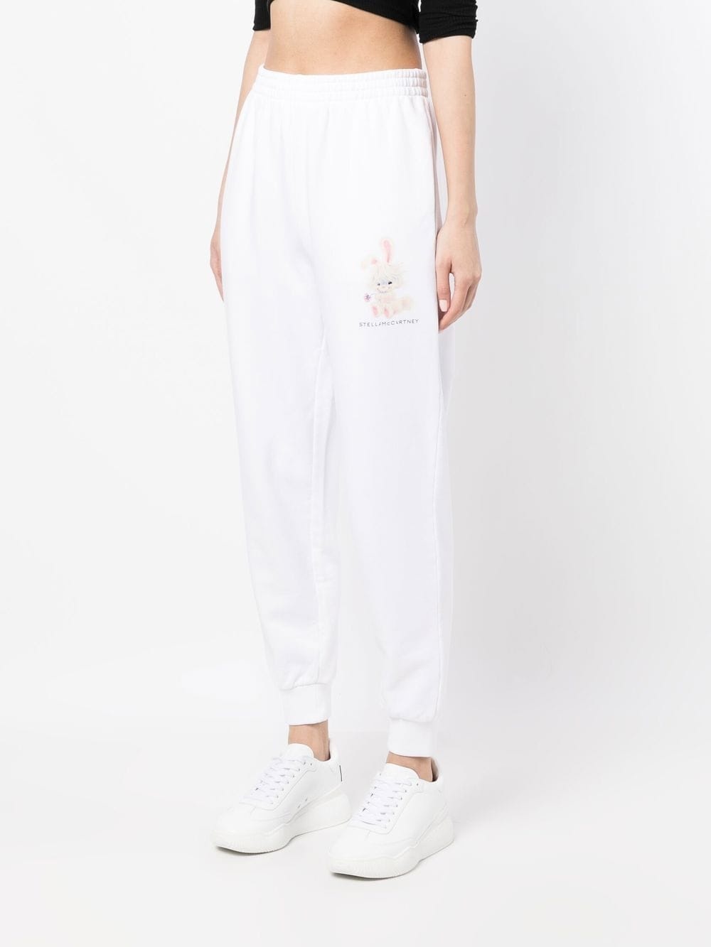 graphic-print tapered track pants - 3