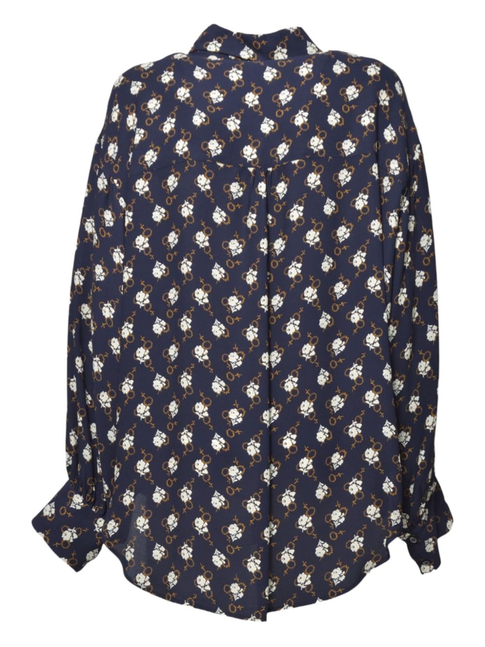 floral-print button-up shirt - 2