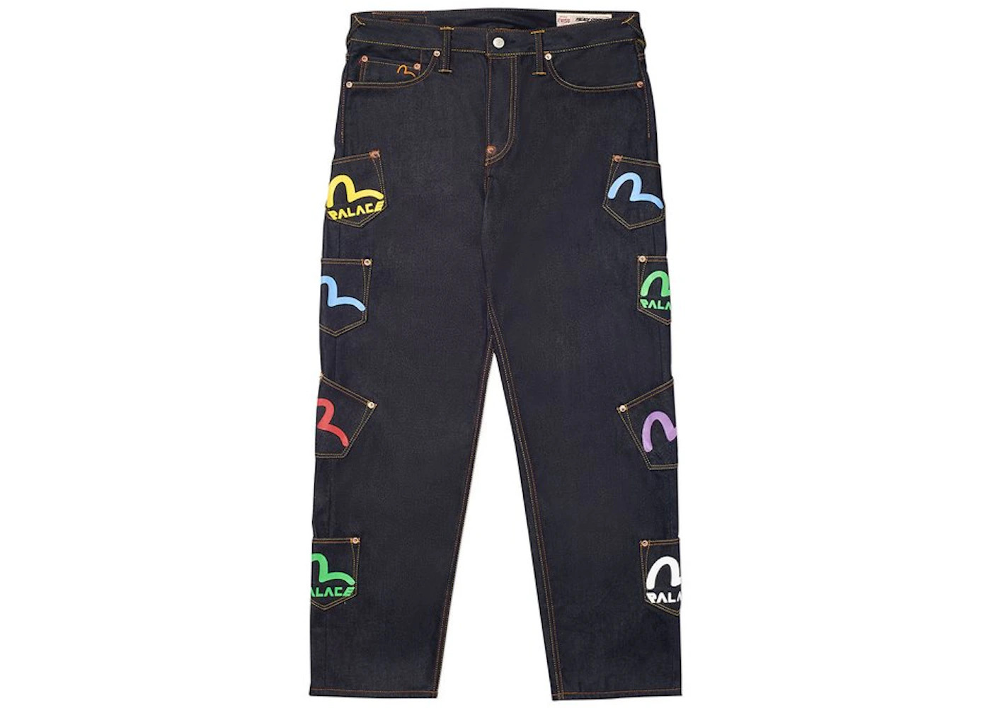 Palace Evisu Multi Pocket Jean Indigo - 1