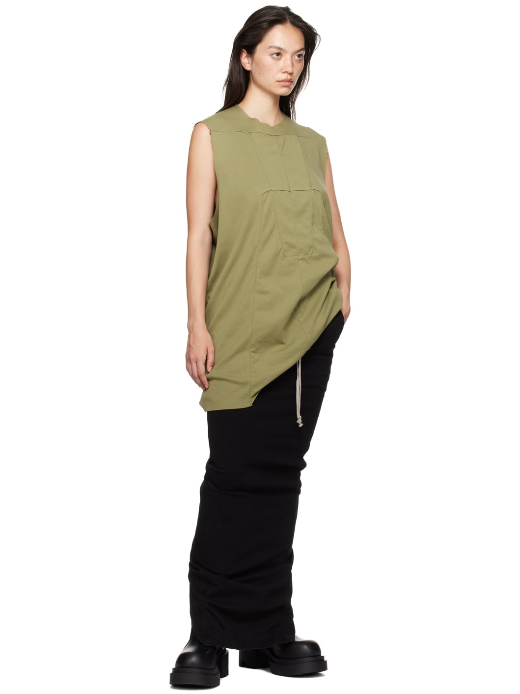 Khaki Luxor SL Tank Top - 4
