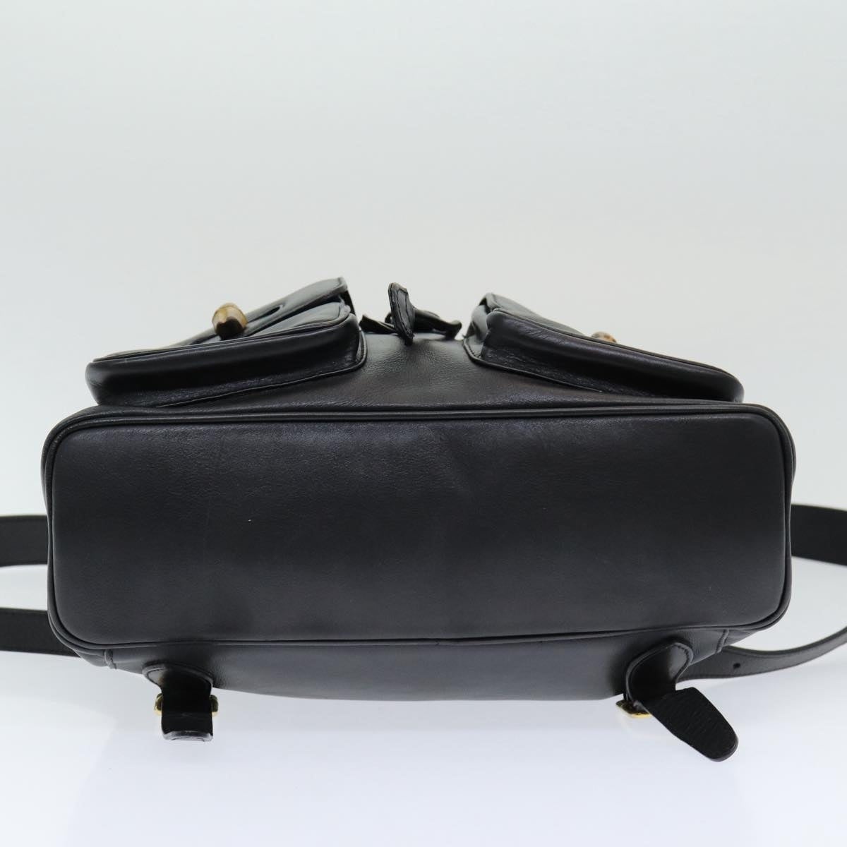 GUCCI Bamboo Backpack Leather Black - 5