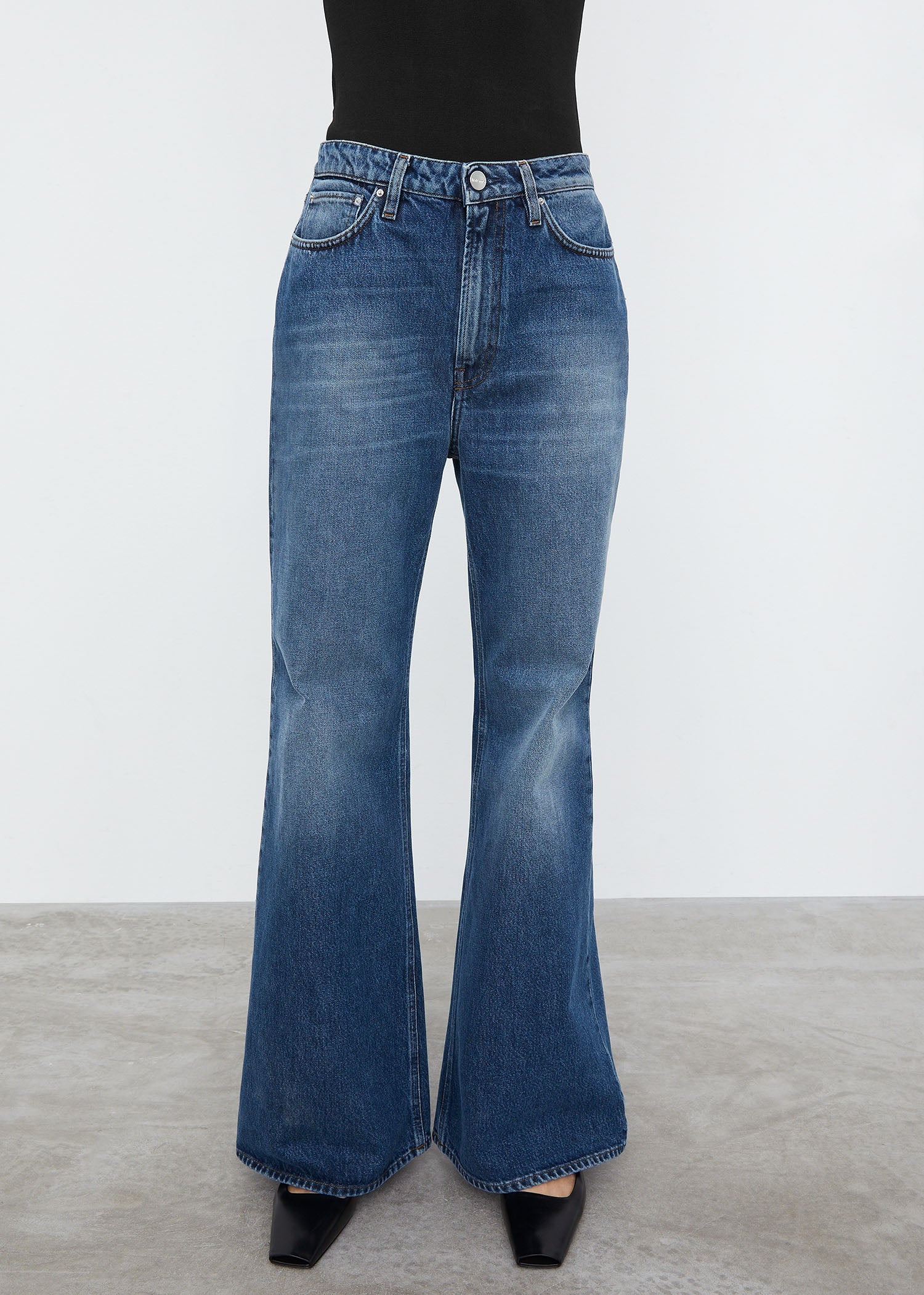Boot leg denim mid blue - 3