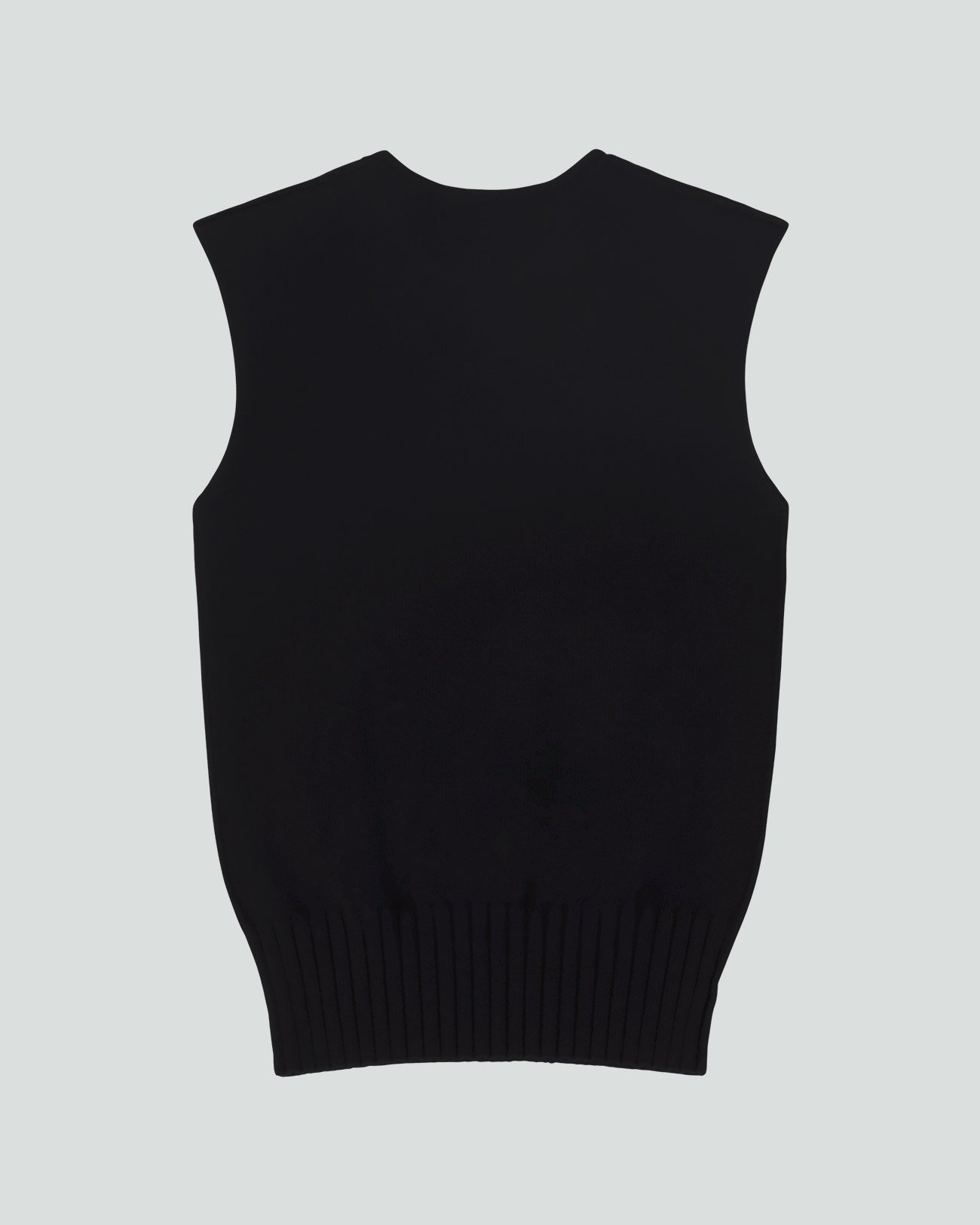 BURNS KNIT VEST BLACK - 5