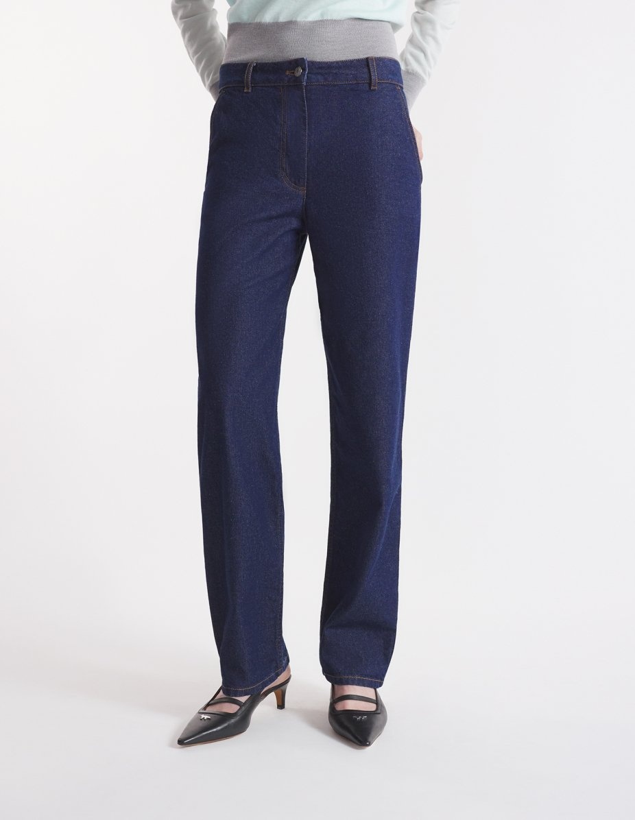 STRAIGHT DENIM JEANS - 3