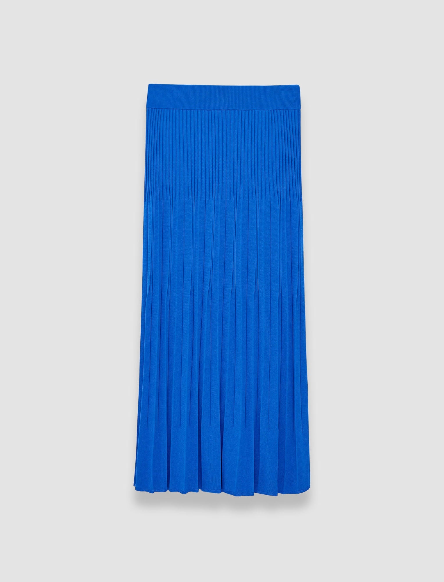 Viscose Ribbed Knitted Skirt - 1