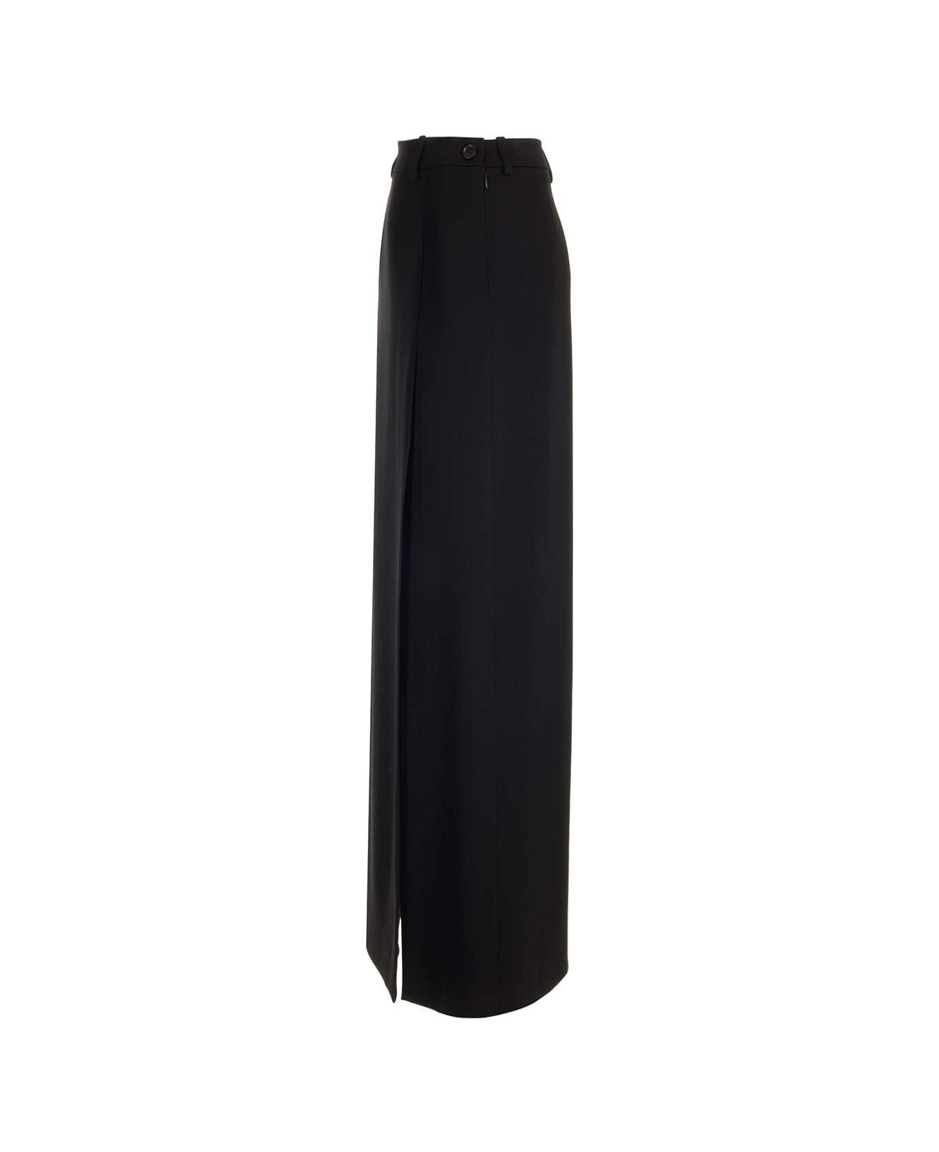 Long Wool Skirt - 3