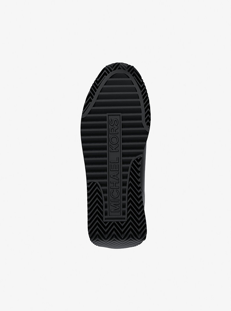 Rhodes Signature Logo and Leather Trainer 6