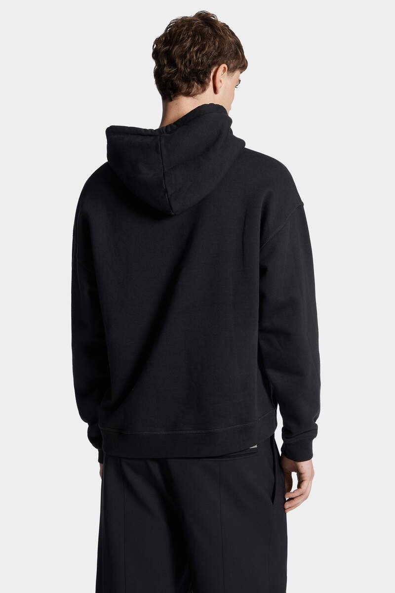 RELAX FIT DSQUARED2 HERITAGE HOODIE - 4