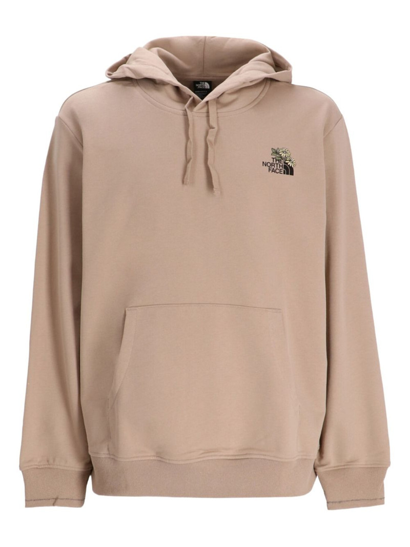 Connect floral-embroidered hoodie 1