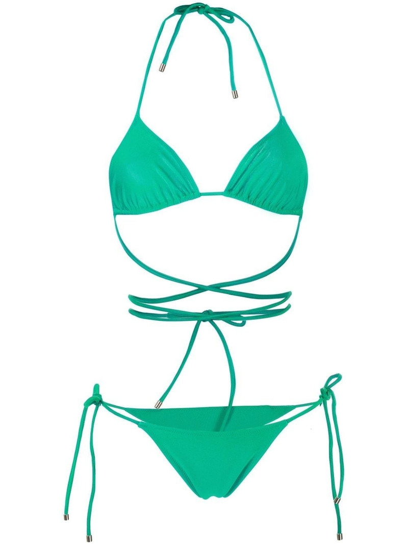 wraparound tied bikini set 1