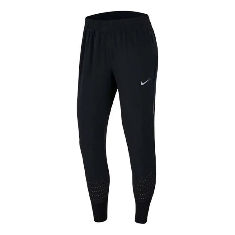 (WMNS) Nike Swift Dri-FIT Breathable Running Sports Pants/Trousers/Joggers Black CZ1116-010 - 1