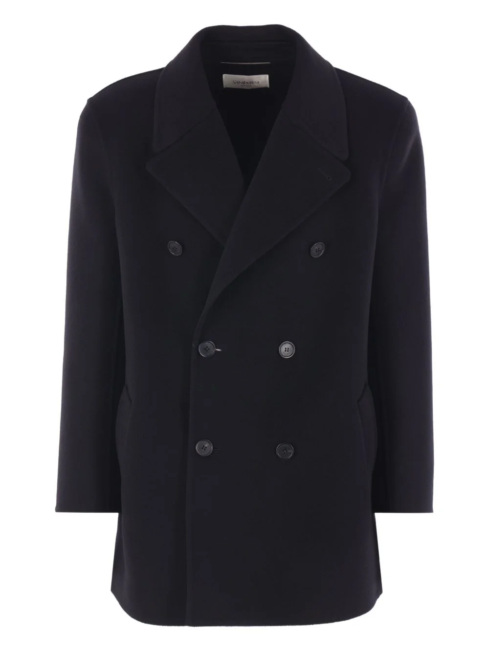 double-breasted coat - 1