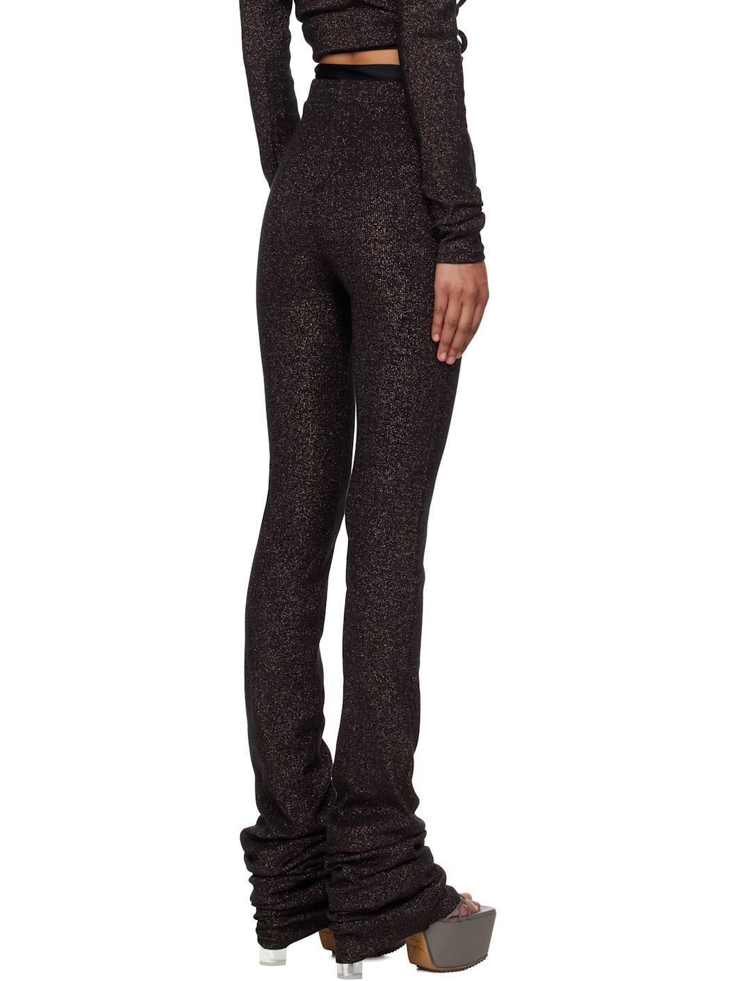 Brown Drape Lounge Pants - 3