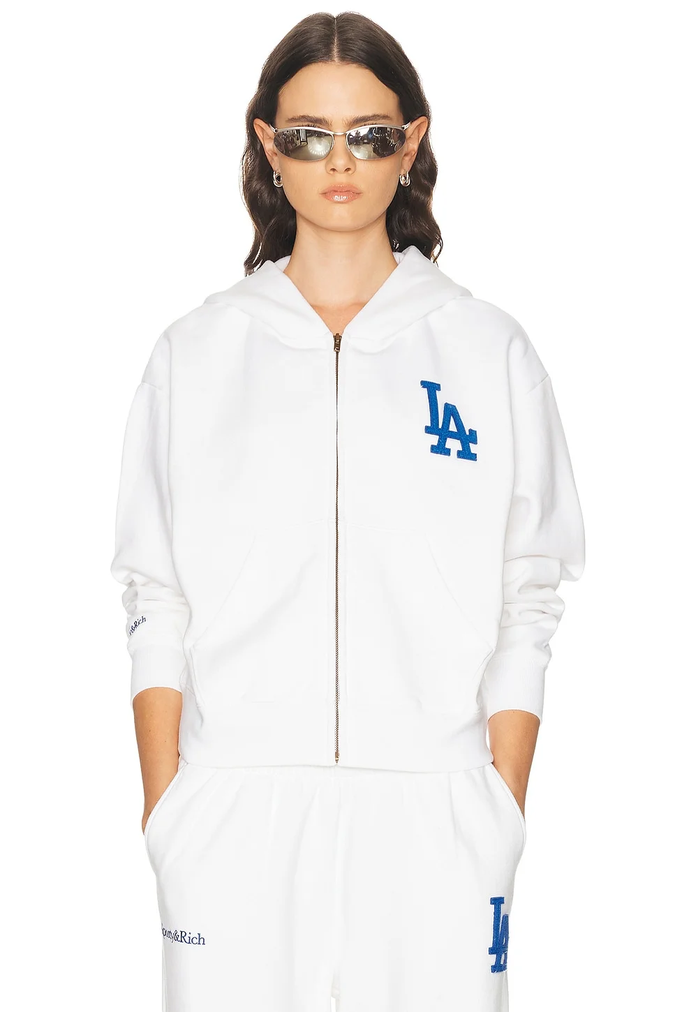 x Dodgers LA Serif Zip Hoodie - 1