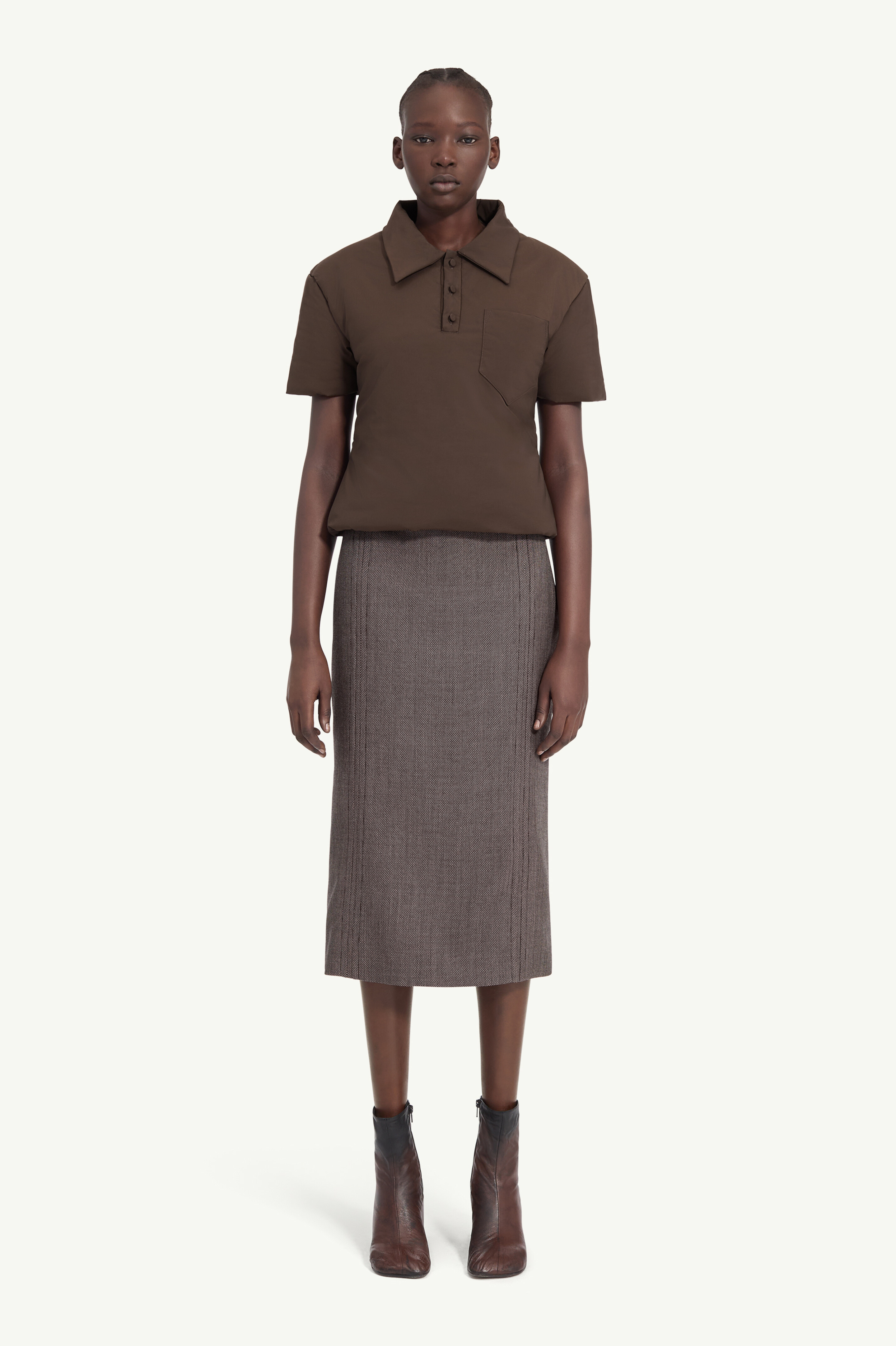 Padded polo top - 2