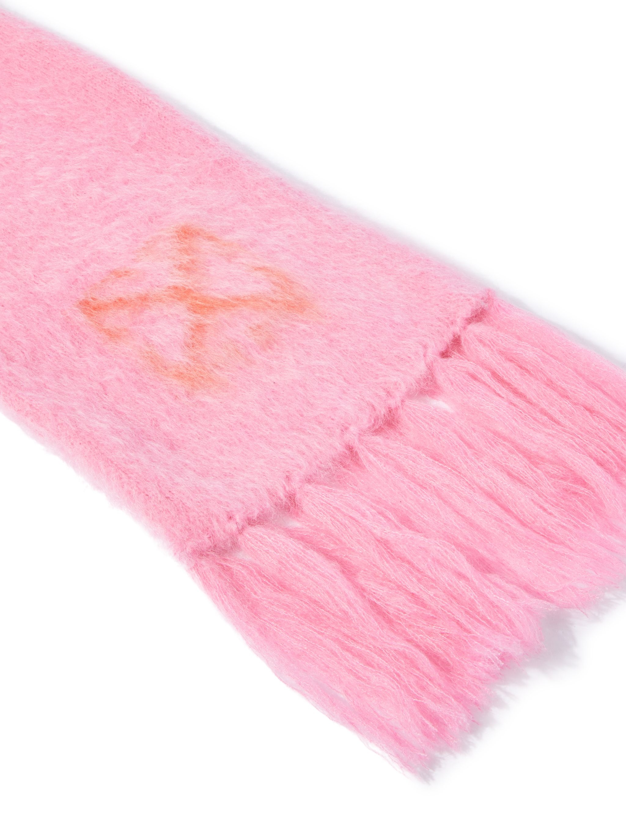 Pink Mohair Scarf - 2