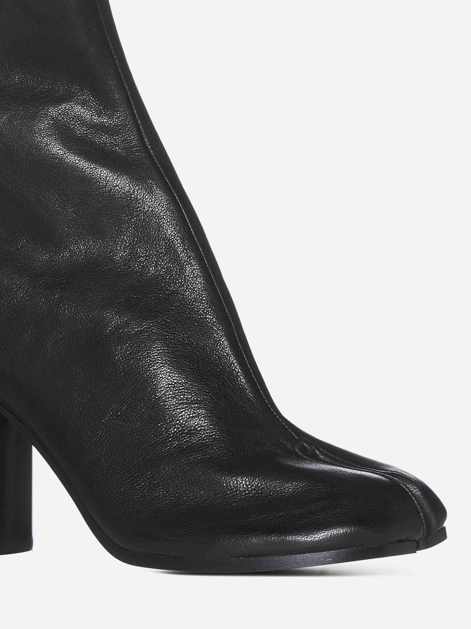 Tabi leather ankle boots - 4