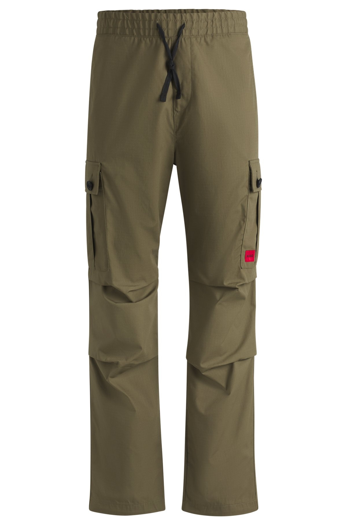 REGULAR-FIT CARGO TROUSERS IN RIPSTOP COTTON - 1
