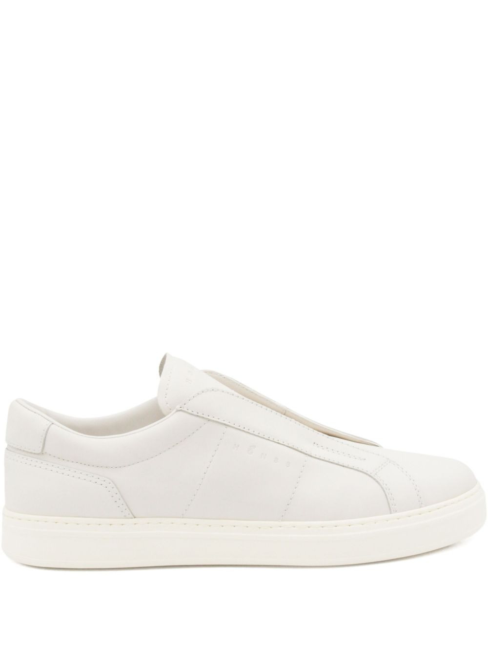 leather slip-on sneakers - 1
