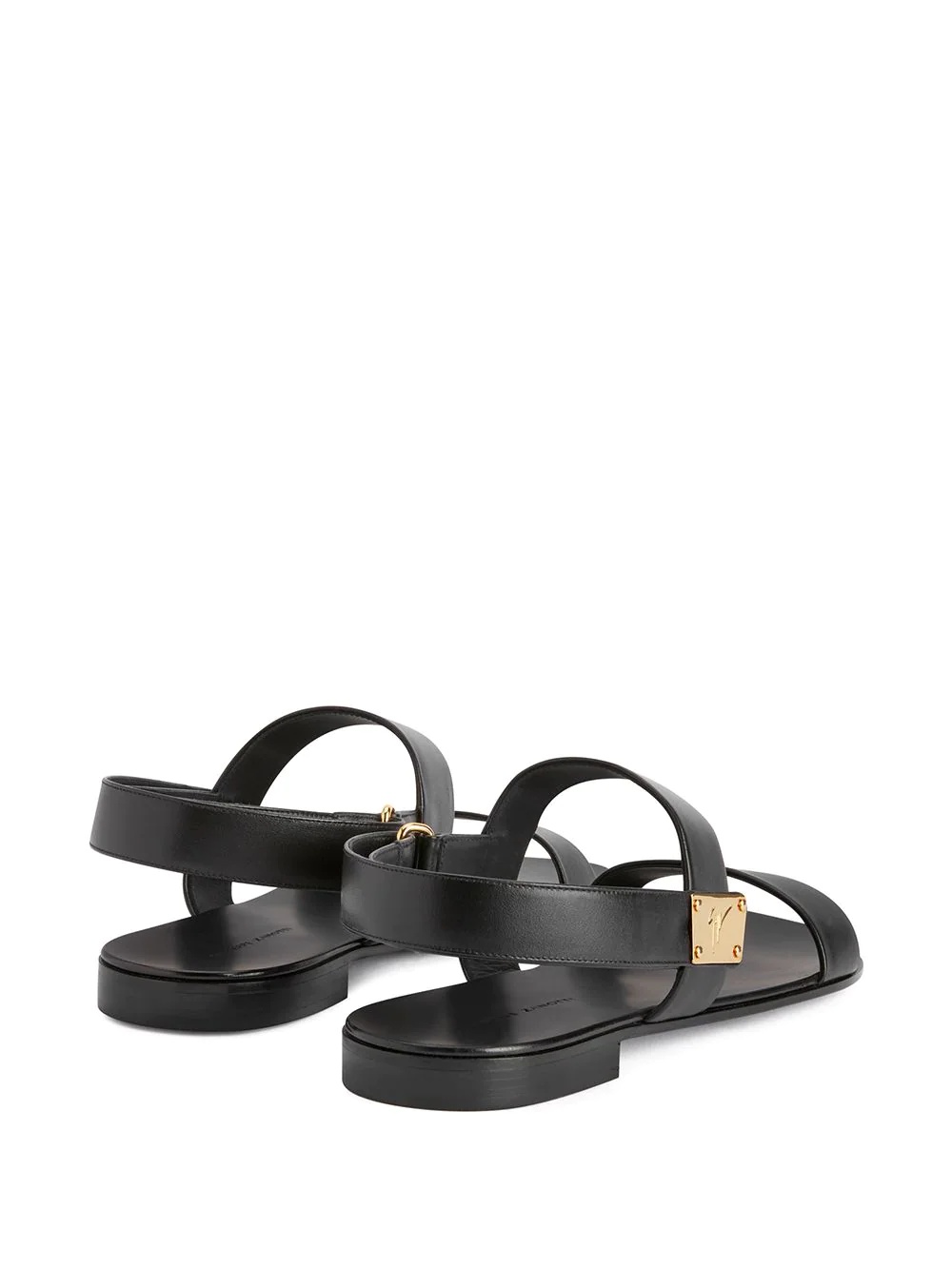Shaun logo-plaque sandals - 3