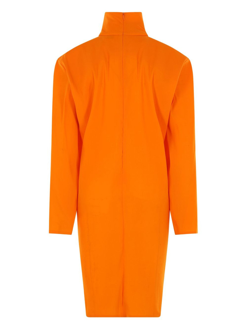 SAINT LAURENT zip-fastening long-sleeved dress outlook