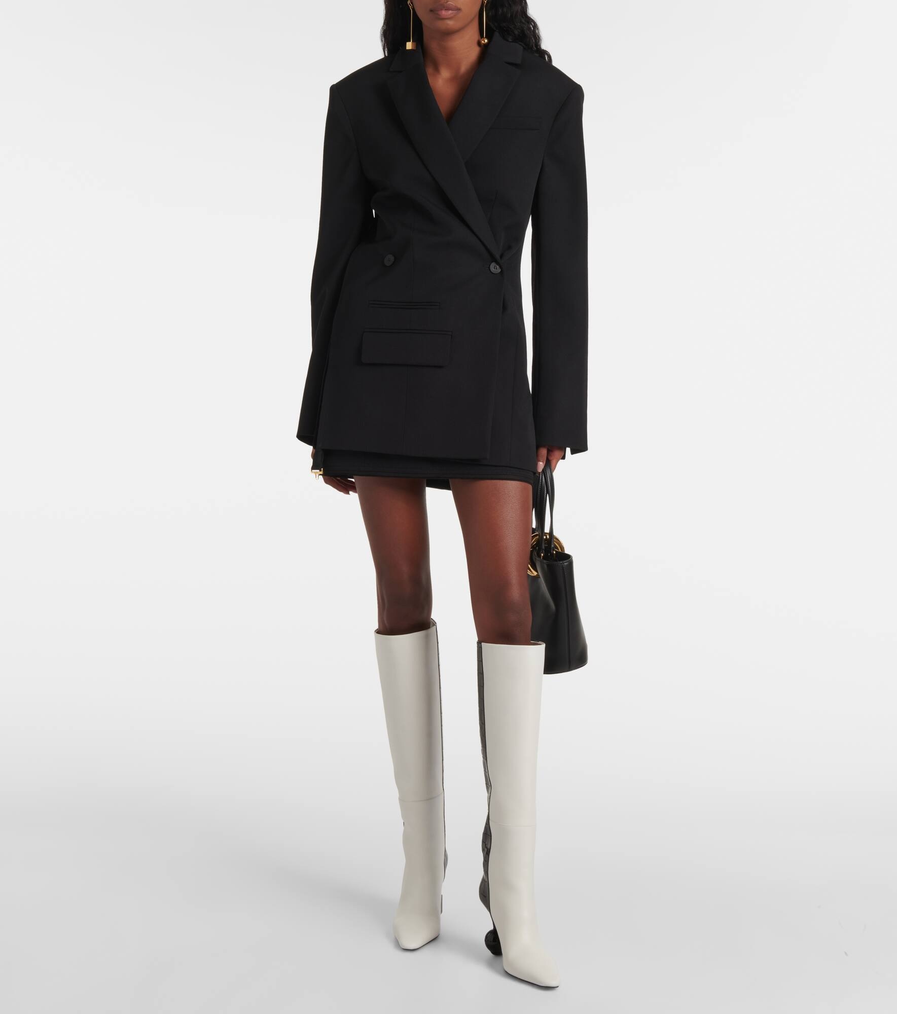 Les Bottes Bisou leather knee-high boots - 3