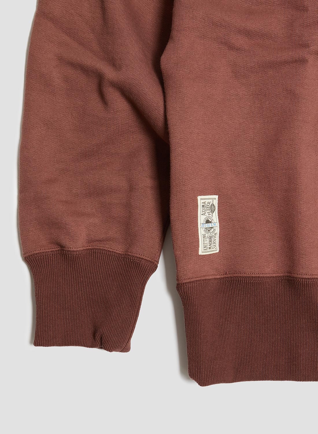 50's Crew Neck 20.5oz in Burgundy - 4
