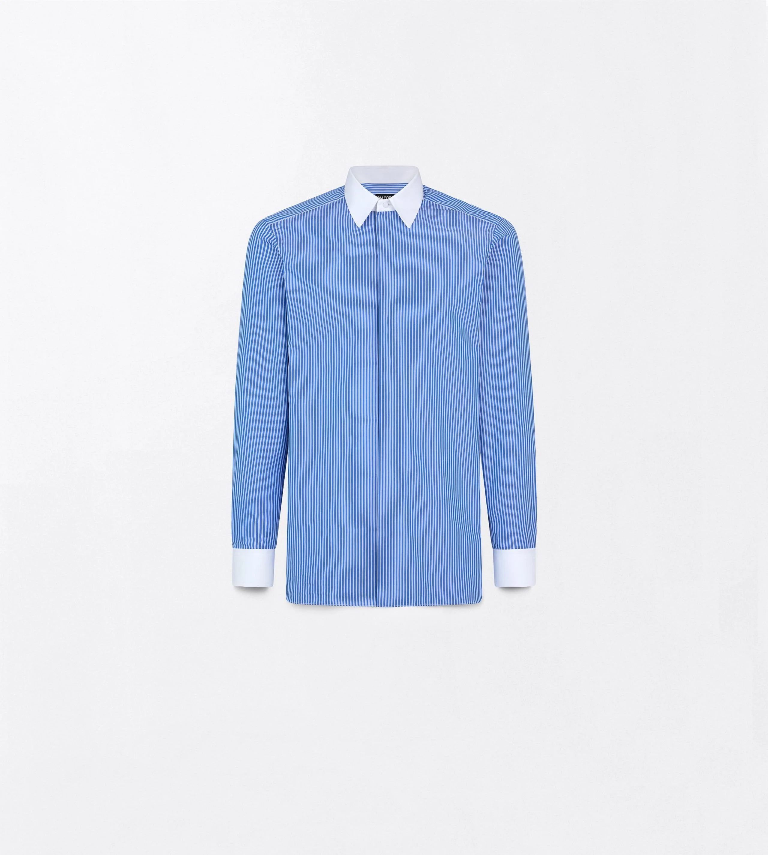 POPLIN STRIPE CLASSIC FIT SHIRT - 1