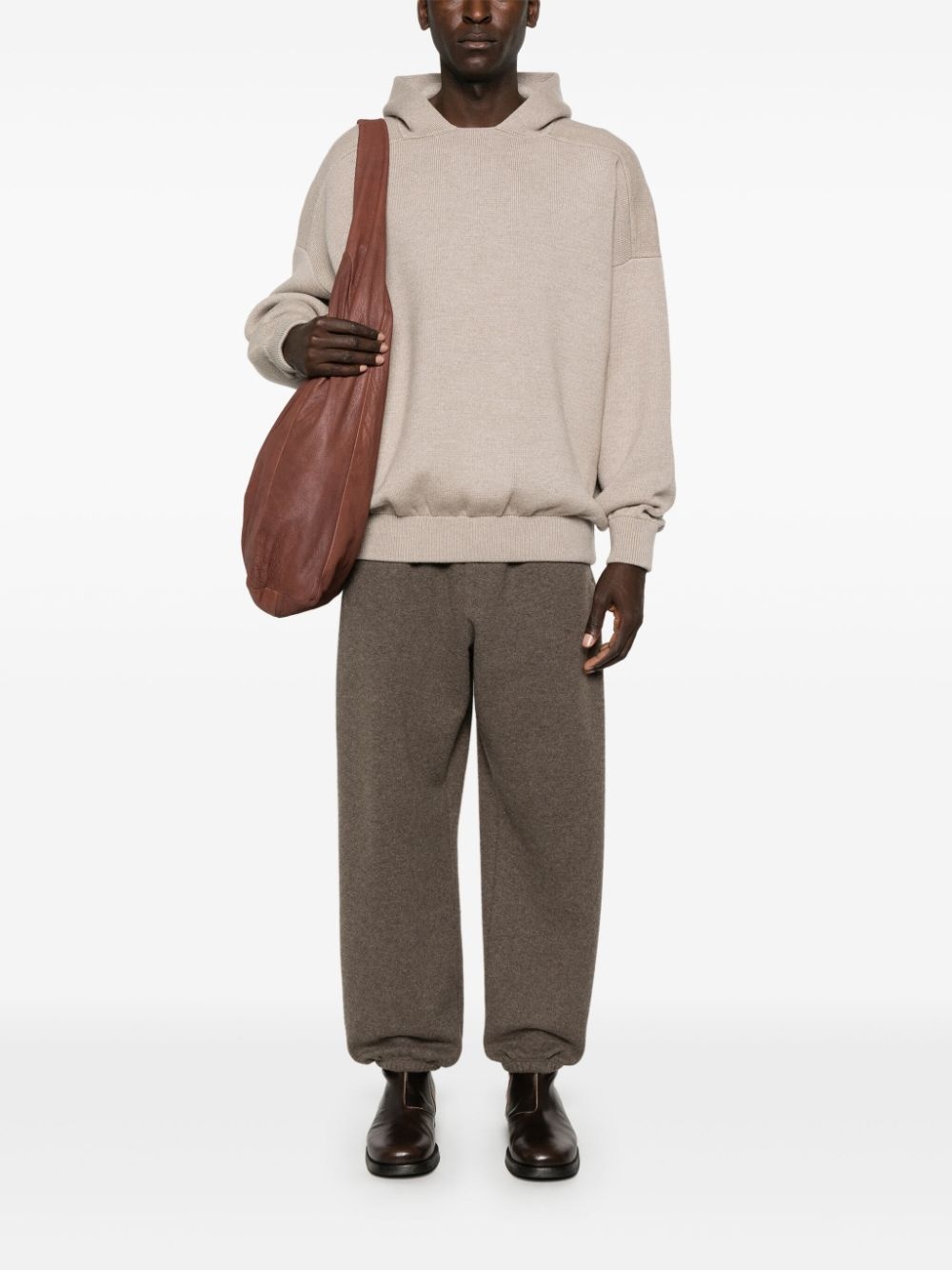 knitted hoodie - 2