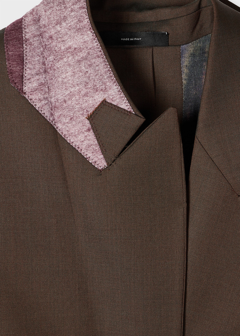 Paul Smith Women's Brown Tonic Wool Three-Piece Suit outlook