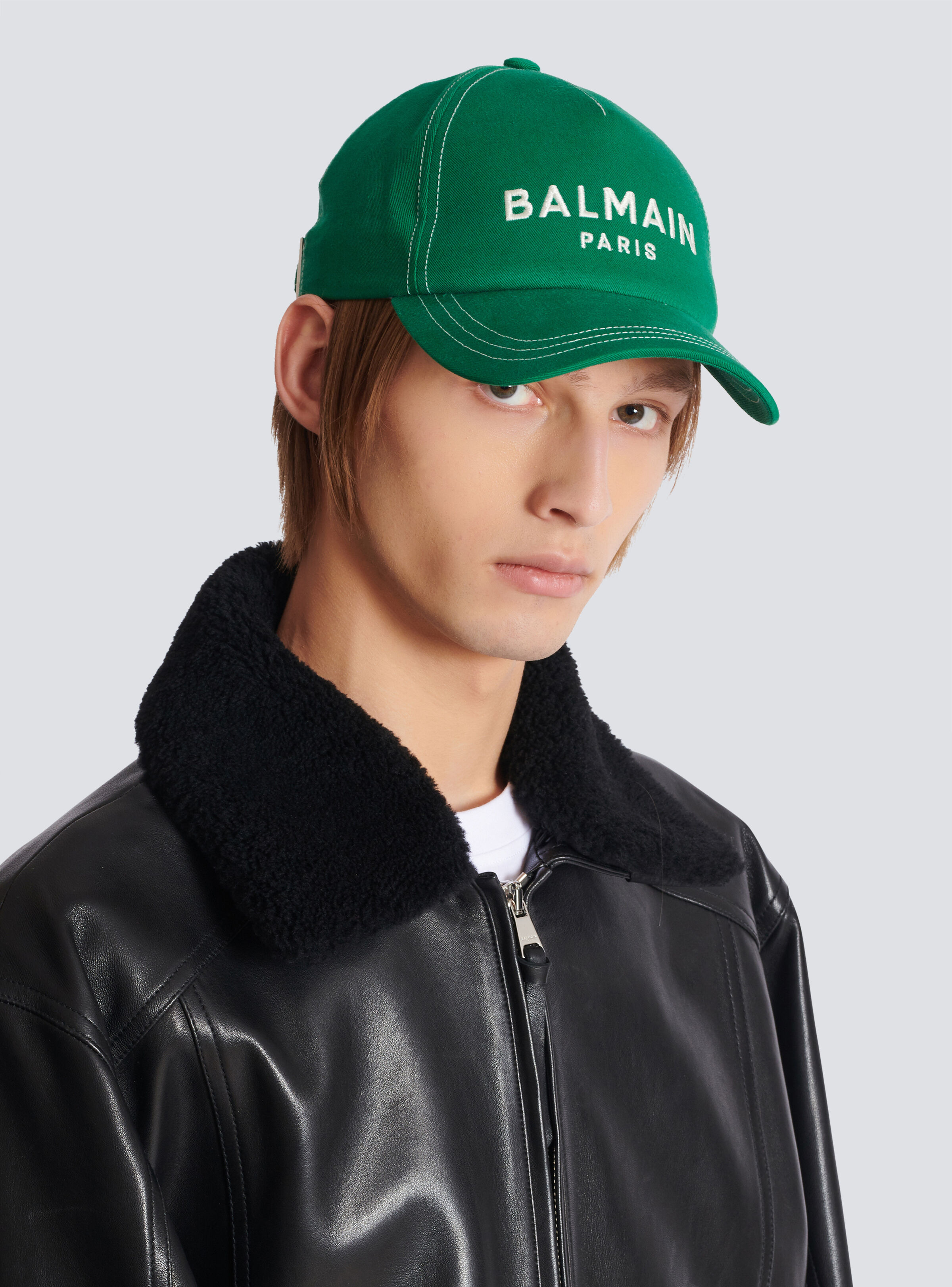 Cotton Balmain cap - 6