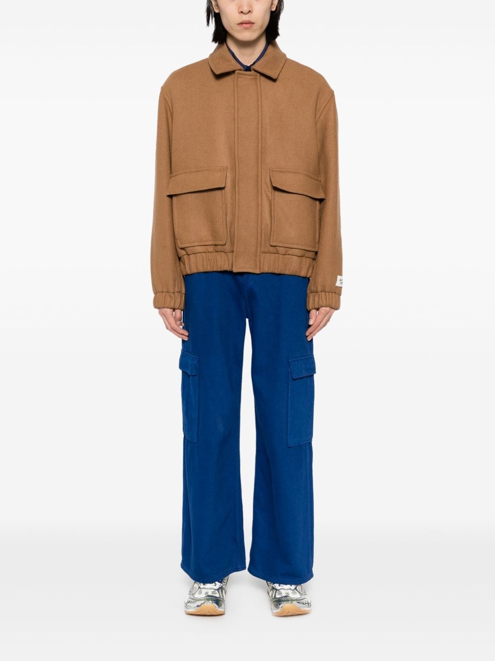 spread collar jacket - 2