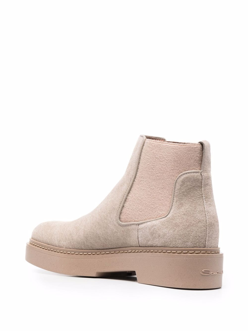 slip-on suede ankle boots - 3