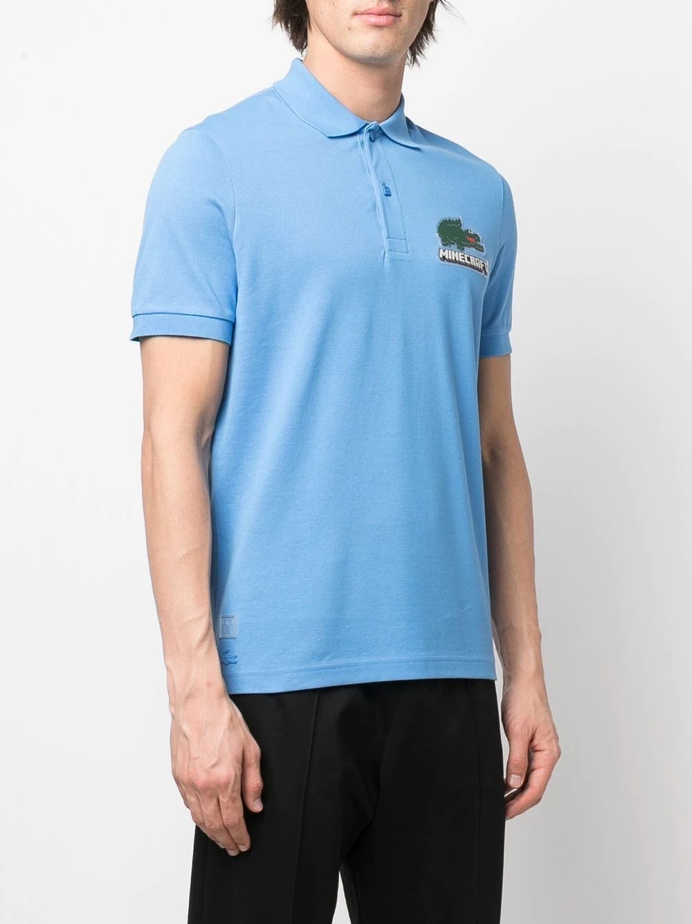 Minecraft logo-patch polo shirt - 4