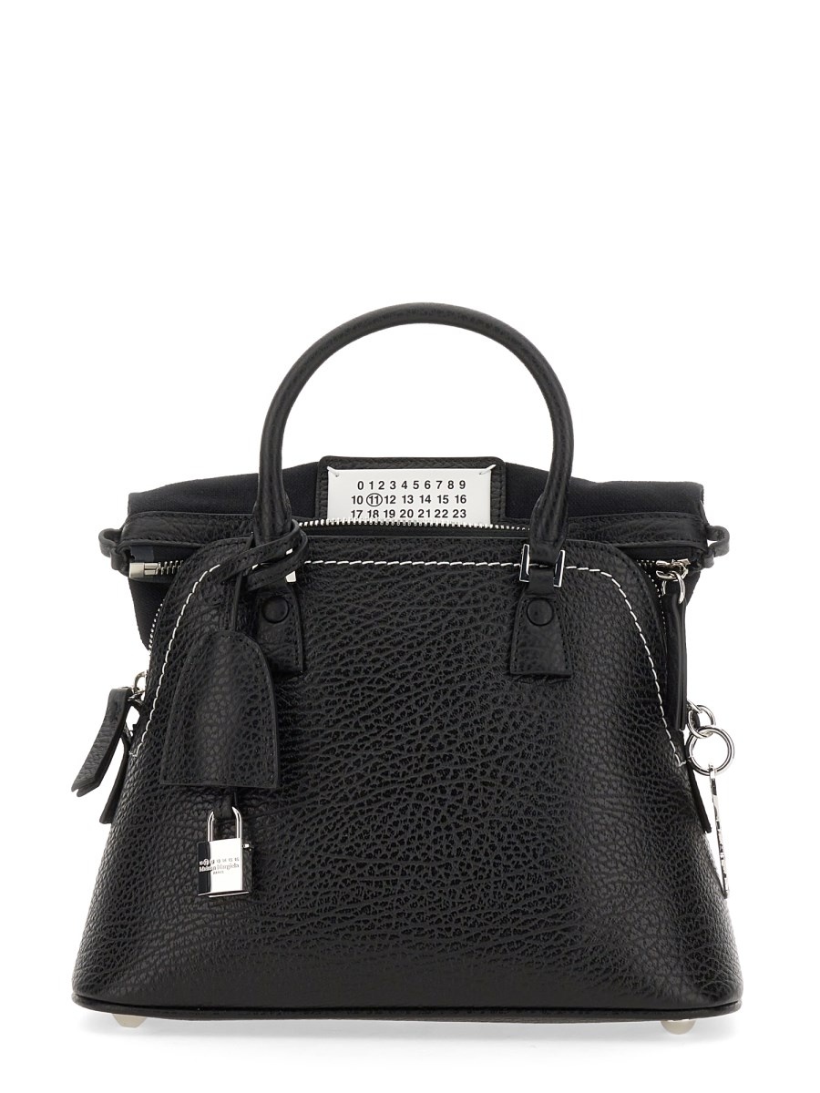 BORSA 5AC MINI IN PELLE MARTELLATA - 1