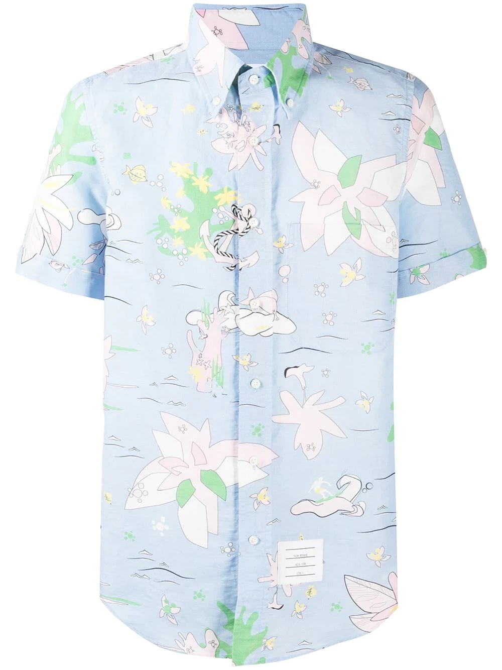 short sleeve Hawaiian shirt - 1