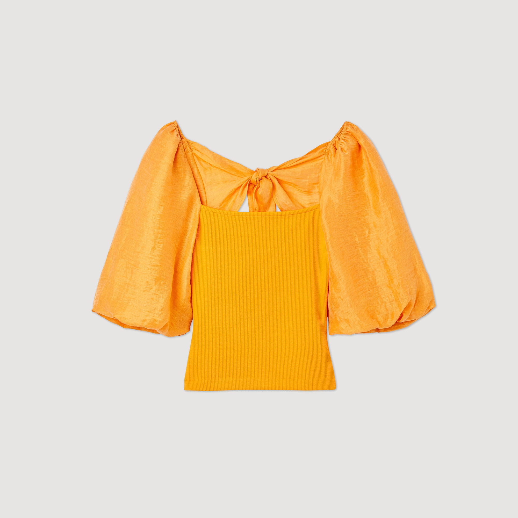 Dual fabric top - 1