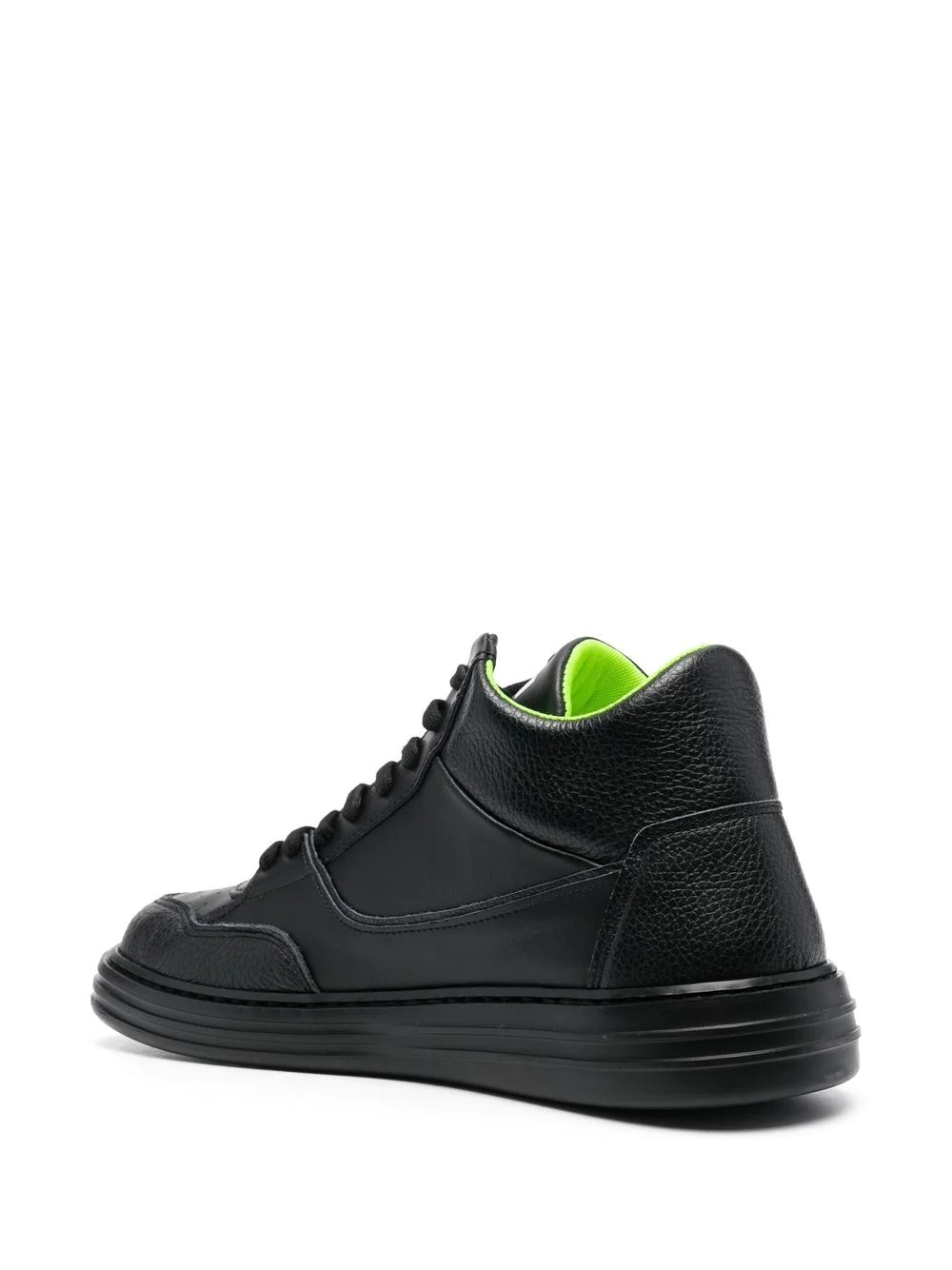 logo-print high-top sneakers - 3