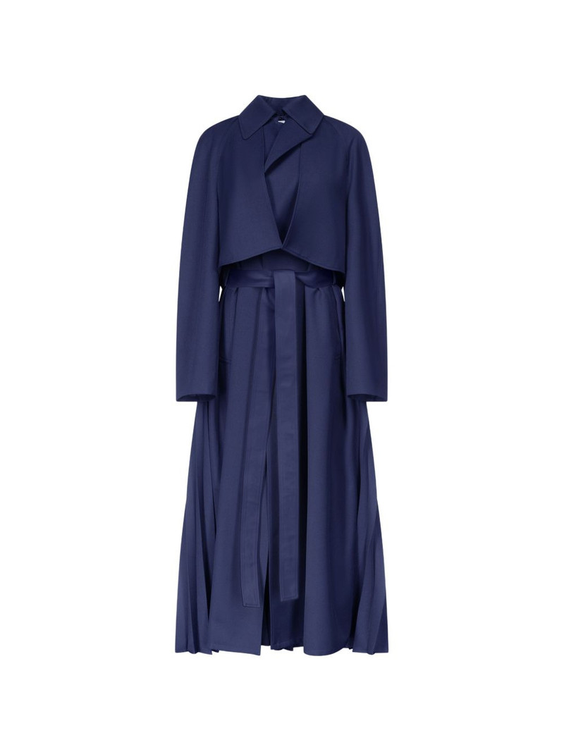 Lennox pleated trench coat 1