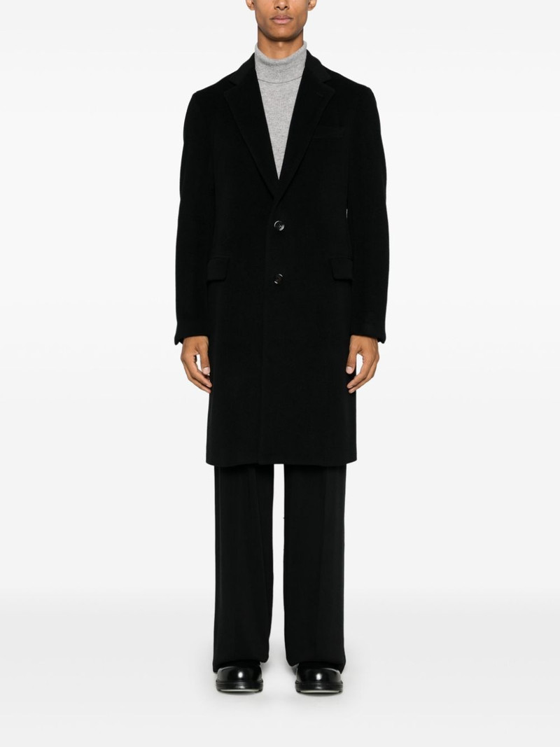 LARDINI virgin wool coat outlook