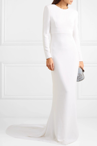 Stella McCartney Open-back stretch-crepe gown outlook