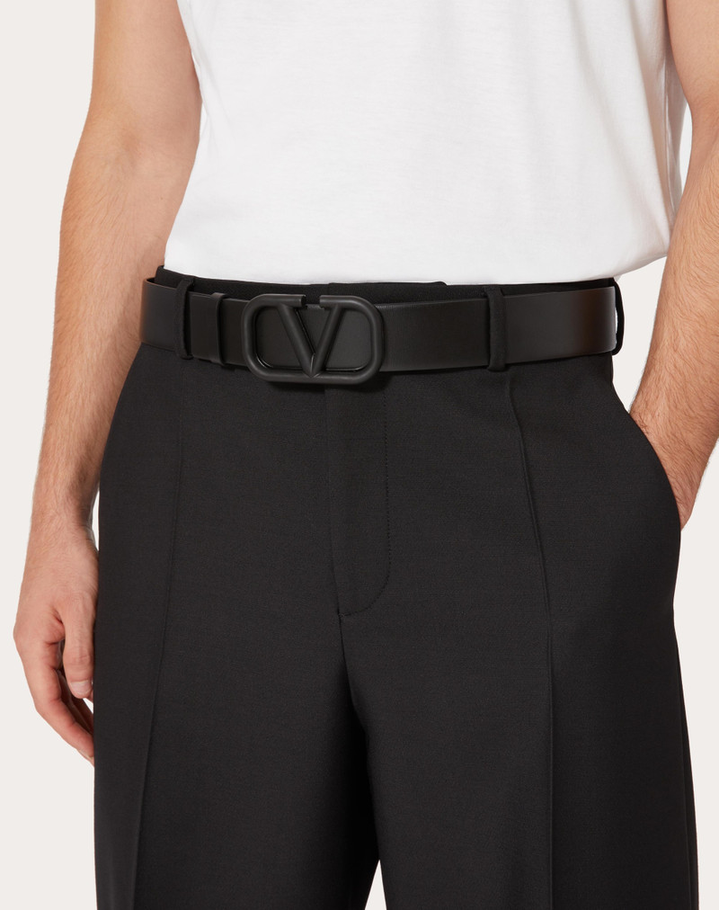 VLOGO SIGNATURE CALFSKIN BELT 5
