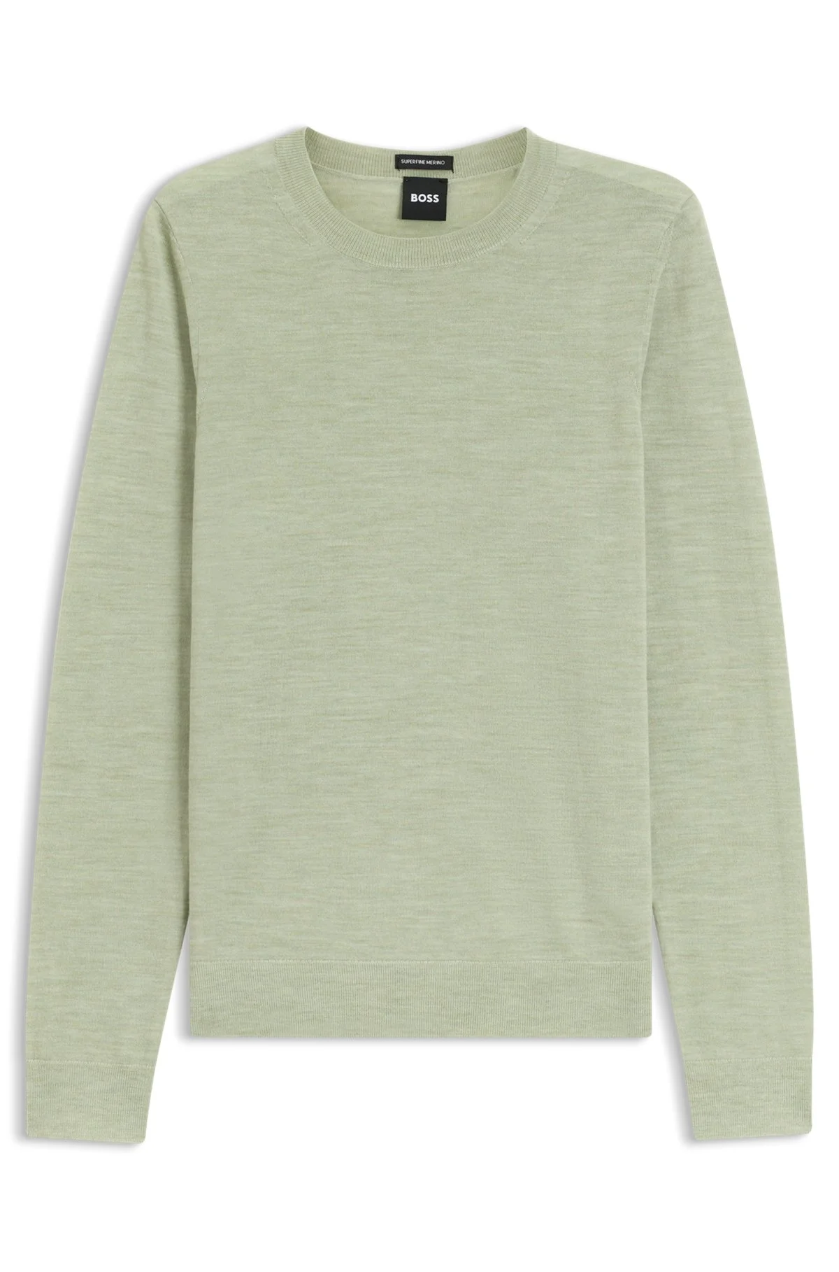 SLIM-FIT CREWNECK SWEATER IN MERINO WOOL - 1