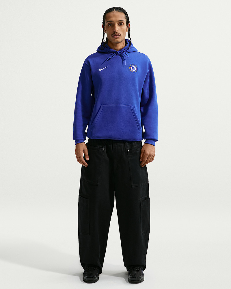Chelsea FC Club Men's Nike Soccer Pullover Hoodie 4