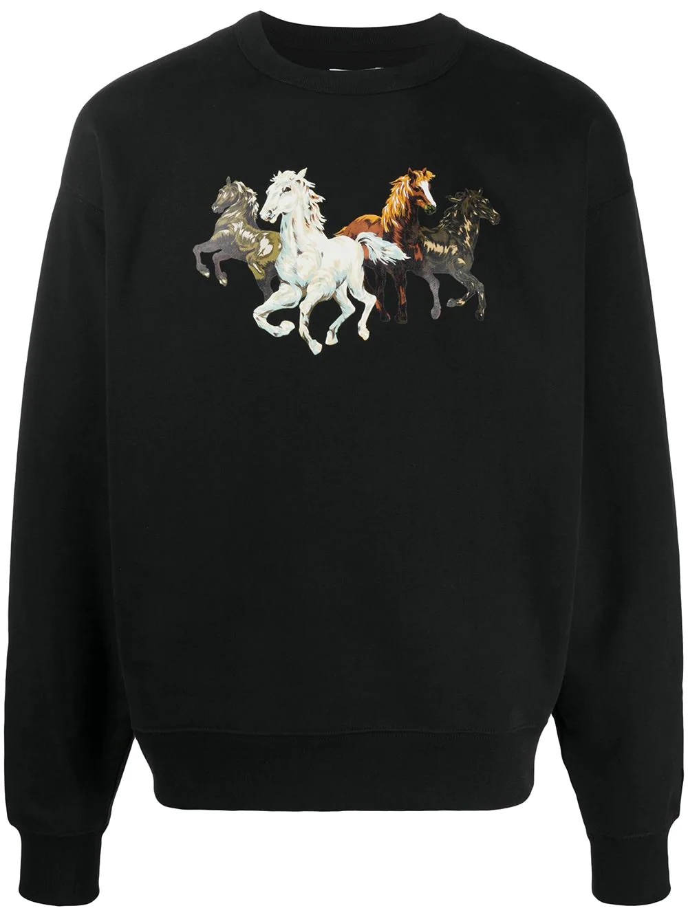 horse print sweatshirt - 1