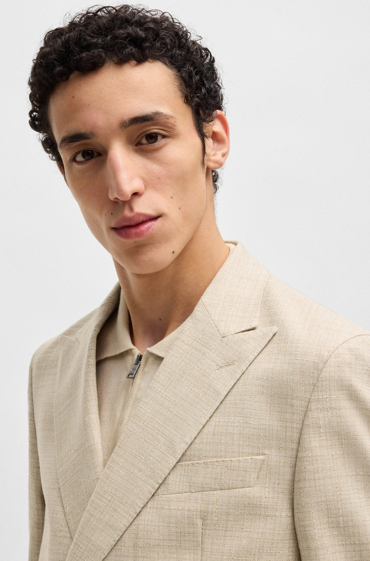 TWO-PIECE SUIT IN PATTERNED TWEED - 4