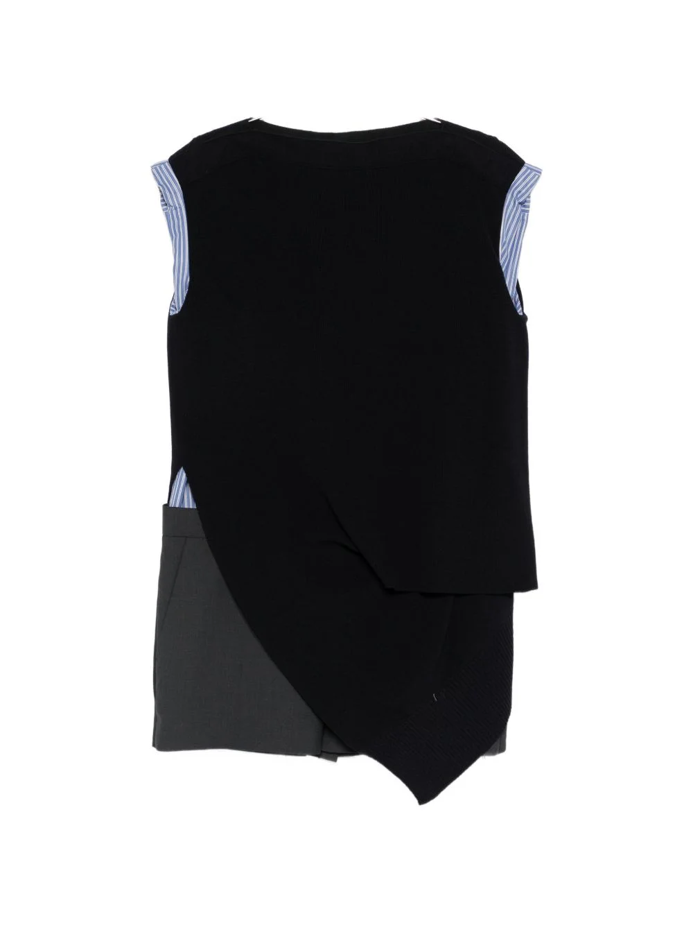 asymmetric mini dress - 1