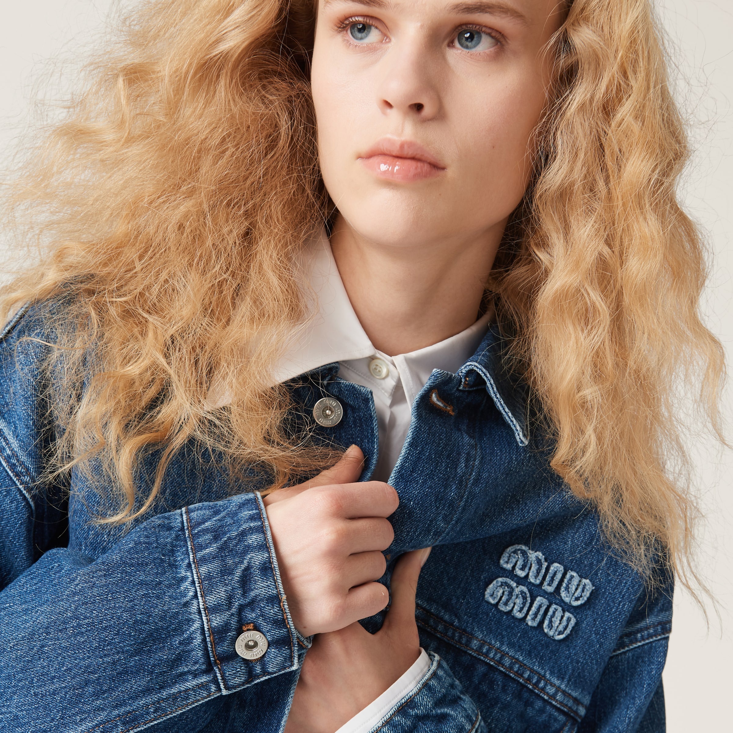 Denim blouson jacket - 5