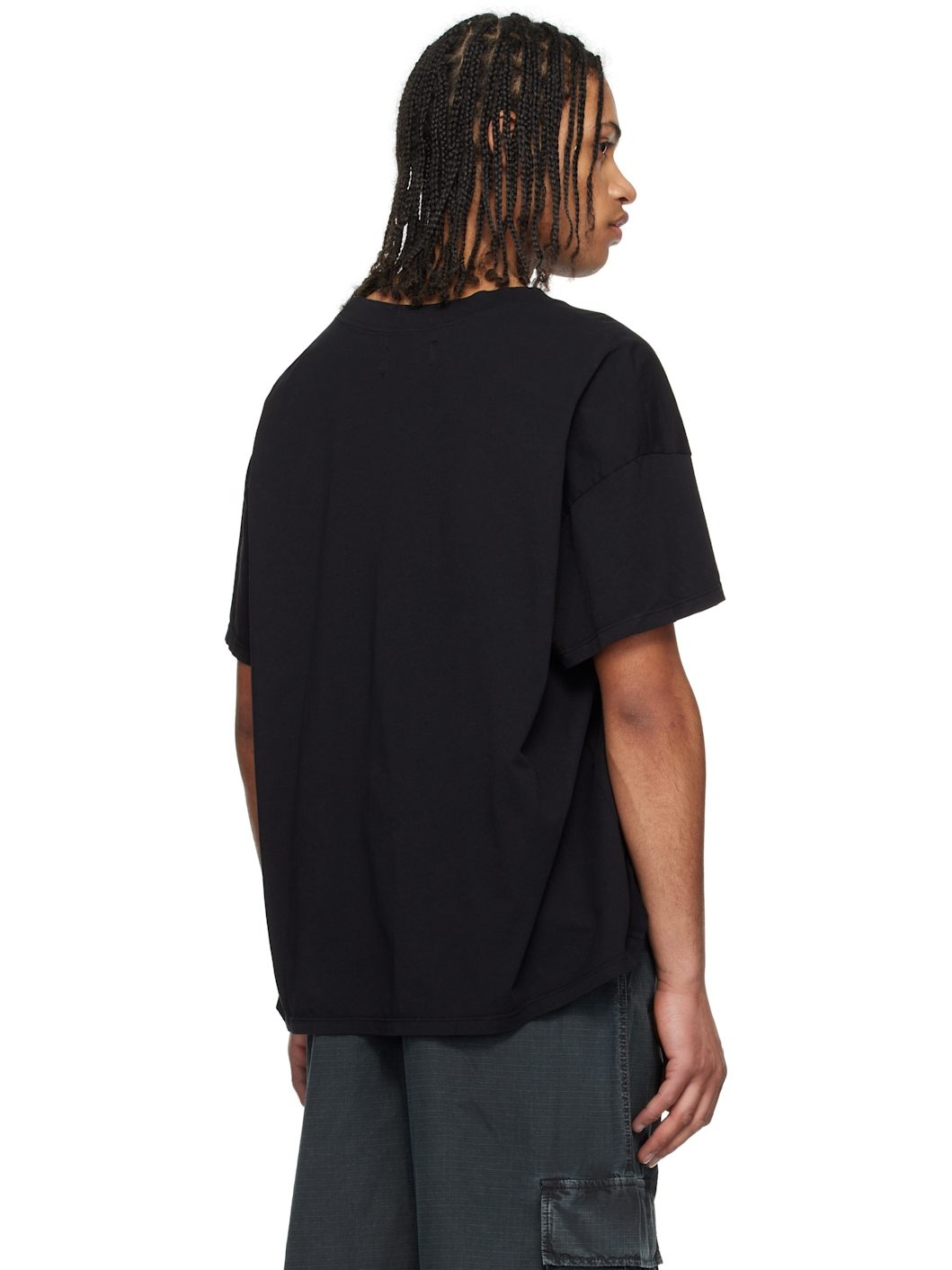 Three-Pack Black Oversized T-shirts - 3